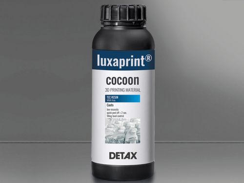 Résine d'impression 3D pour la fabrication de moules - luxaprint® cocoon - DETAX - pour audioprothèses