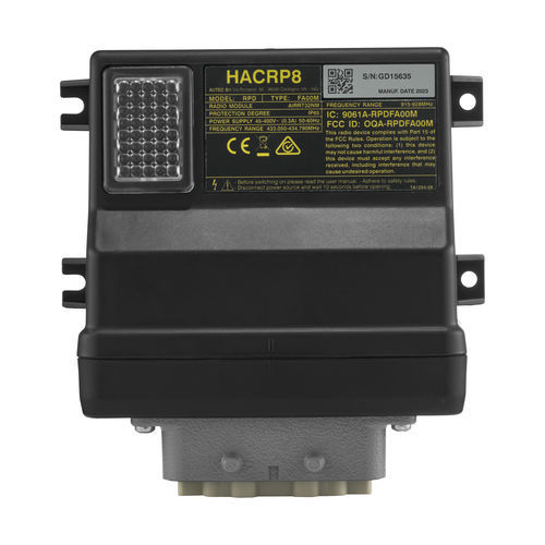 Récepteur radio - HACRP8 - Autec Safety Radio Remote Control - sans fil / pour télécommande / pour télécommande radio