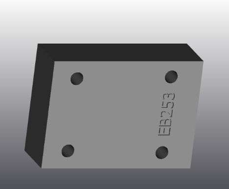 Plaque d'appui modulaire - EB253 - EUROFLUID HYDRAULIC SRL - en fonte / rectangulaire / Cetop 3