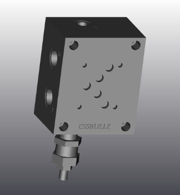 Manifold 4 voies - ES5B12LLZ - EUROFLUID HYDRAULIC SRL - en fonte / Cetop 5