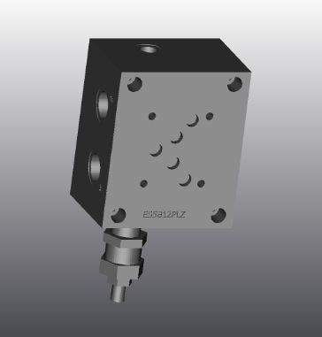 Manifold 4 voies - ES5B12PLZ - EUROFLUID HYDRAULIC SRL - fonte / Cetop 5