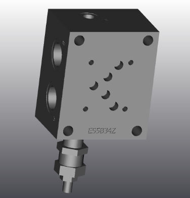Manifold 4 voies - ES5B34Z - EUROFLUID HYDRAULIC SRL - en fonte / Cetop 5