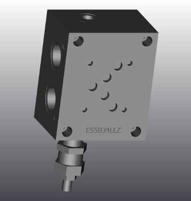 Manifold 4 voies - ES5B34LLZ - EUROFLUID HYDRAULIC SRL - en fonte / Cetop 5