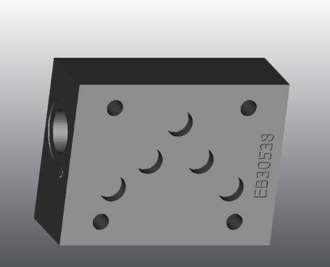 Manifold 2 voies - EB305 - EUROFLUID HYDRAULIC SRL - en fonte / Cetop 5