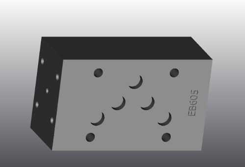 Manifold 2 voies - EB605 - EUROFLUID HYDRAULIC SRL - en fonte / Cetop 5
