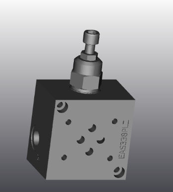 Manifold 4 voies - EAS338PLZ - EUROFLUID HYDRAULIC SRL - en aluminium / pour électrovanne / Cetop 3