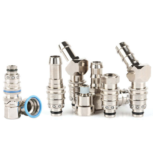 Raccord hydraulique - 100 series - RTC Couplings GmbH - rapide / en laiton nickelé / en acier inoxydable