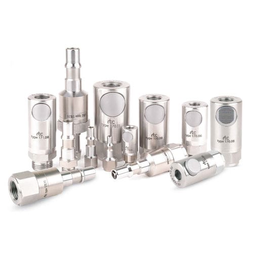 Raccord hydraulique - 170 series - RTC Couplings GmbH - rapide / à emboîtement / en inox