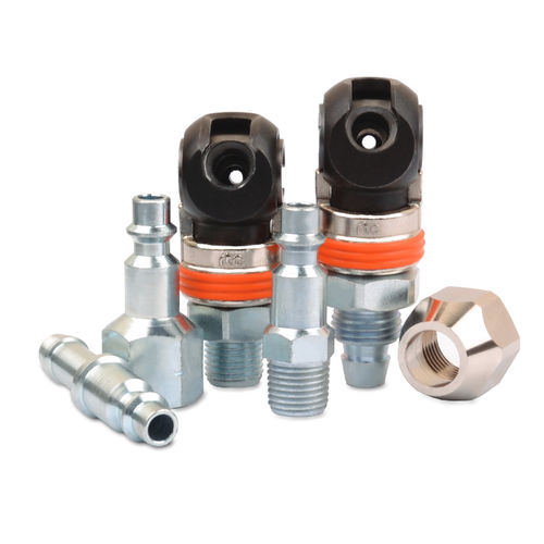 Raccord pneumatique - 460.08-E series - RTC Couplings GmbH - rapide / en nitrile / en acier