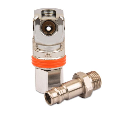 Raccord pneumatique - 465-M series - RTC Couplings GmbH - rapide / en nitrile / en laiton chromé