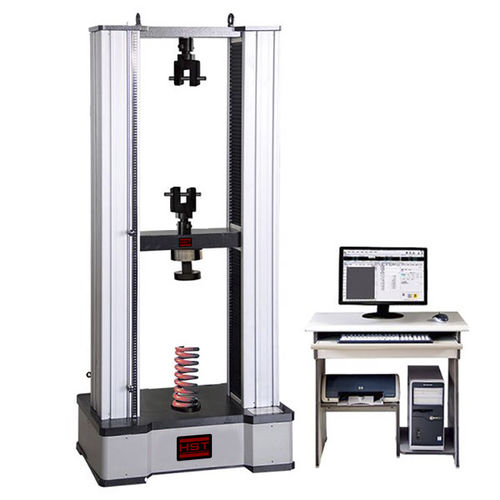 Machine d'essai pour tension et compression - HST-TLS-D - Jinan Hensgrand Instrument Co.,Ltd - de constante de raideur / contrôlée par ordinateur / automatique