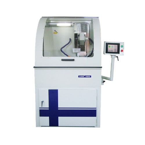 Machine de découpe à couteau - LDQ-450 - Jinan Hensgrand Instrument Co.,Ltd - pour métal / pour matières plastiques / pour cuir