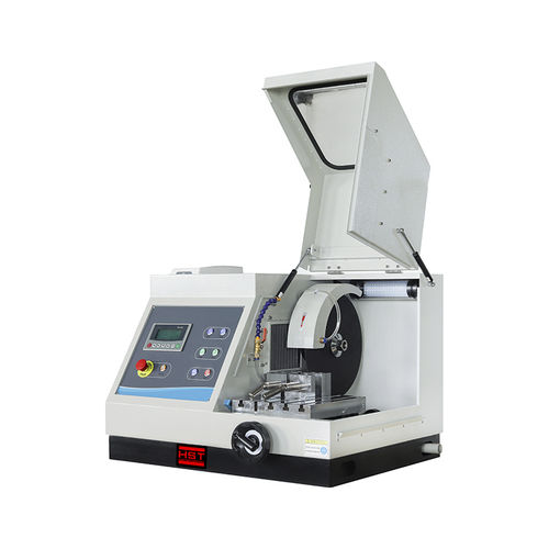 Machine de découpe à couteau - Q-80Z - Jinan Hensgrand Instrument Co.,Ltd - pour métal / pour PMMA / pour composites