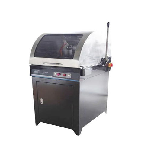 Machine de découpe à couteau - LSQ-120 - Jinan Hensgrand Instrument Co.,Ltd - pour métal / pour matières plastiques / pour composites