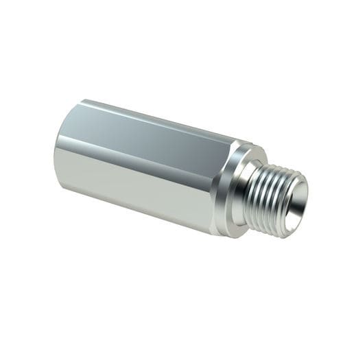 Clapet anti-retour à bille - VMF-BSPP series - Oleoweb Srl - à soupape / en acier / en nickel