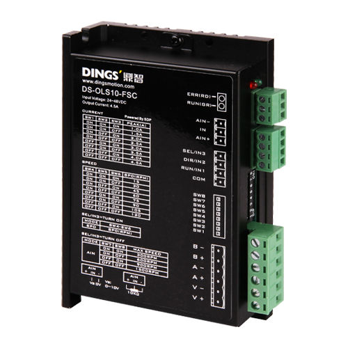 Contrôleur de vitesse micropas - DS-OLS10-FSC - Jiangsu DINGS' Intelligent Control Technology - DC / analogique / à boucle ouverte