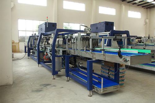 Fardeleuse automatique - JND-500A - Shenzhen J&D Drinking Water equipment Co Ltd - pour bouteilles en verre / pour bouteilles en plastiques / pour l'industrie alimentaire et de la boisson