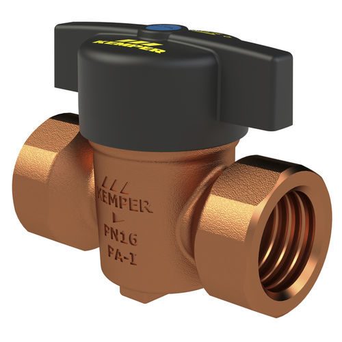 Vanne à boisseau sphérique - 385 00 series - Kemper Olpe GmbH - manuelle / stop / femelle