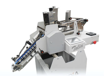 Machine d'insertion pour carton - Talia - Fidia Macchine Grafiche - automatique / pour sac