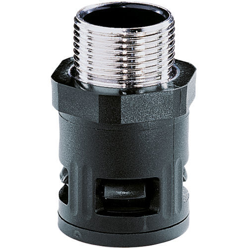 Connecteur de tube rond - RQGK-M - flexa - en polyamide / en laiton nickelé / rapide