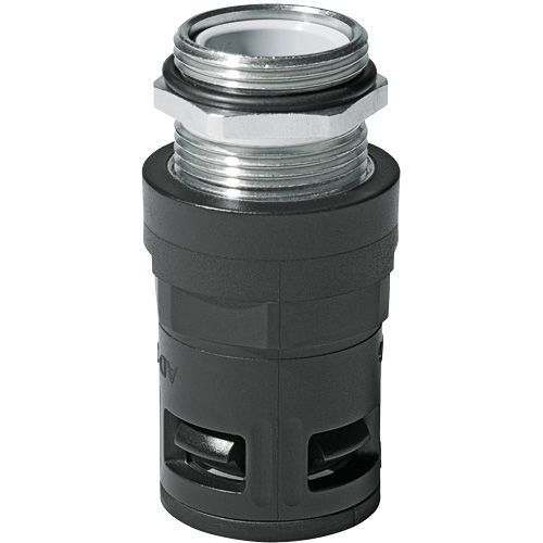 Connecteur de tube rond - RQGKZP-M - flexa - en polyamide / en laiton nickelé / rapide