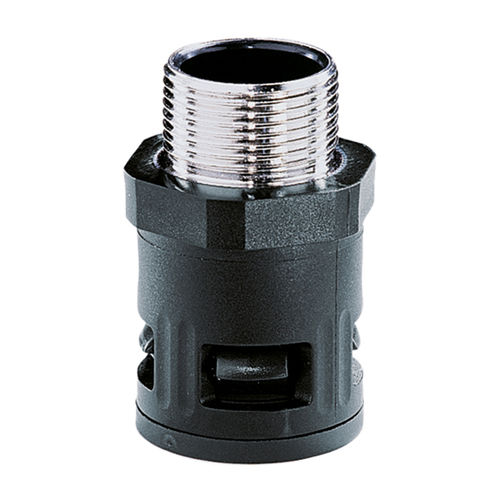 Connecteur de gaine résistant aux chocs - RQGKST - flexa - auto-extinguible / push-in / de traversée