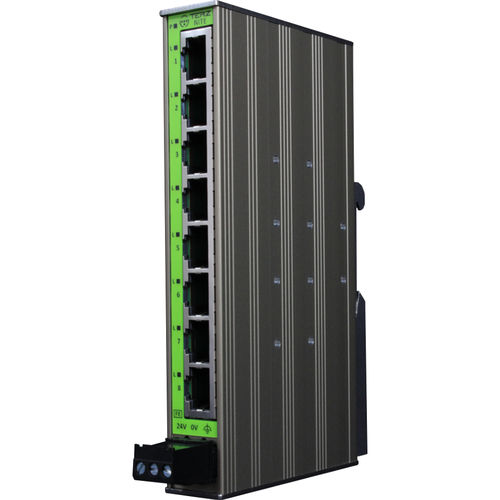 Commutateur Ethernet non administrable - NITE-RS Series - TERZ Industrial Electronics GmbH - 8 ports / sur rail DIN / RJ45