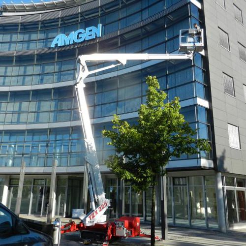 Nacelle araignée sur chenilles - TZX 225 BI ENERGY - Palazzani industrie S.p.A. - électrique / diesel / pour usage intérieur et extérieur