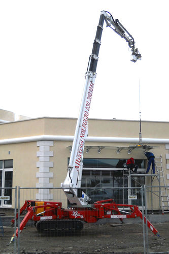 Grue araignée sur chenilles - TSJ 35 - Palazzani industrie S.p.A. - télescopique / pour chantier