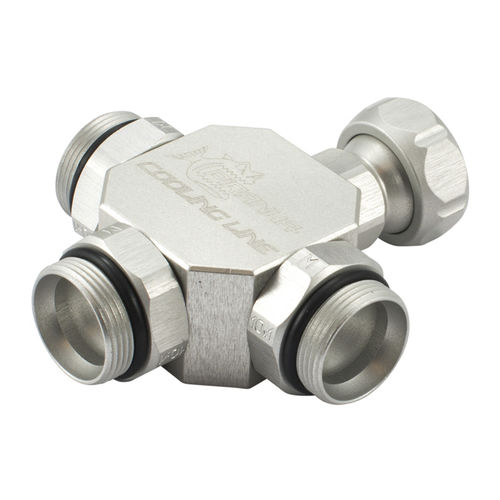 Raccord hydraulique - QUATRO-12.5 - Piranha Clamp GmbH - fileté / en croix / mâle-femelle