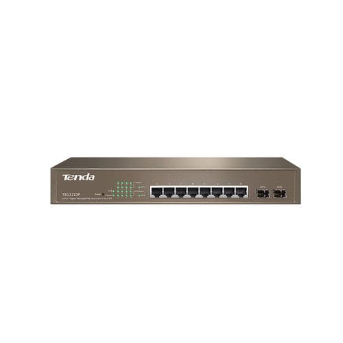 Commutateur Ethernet administrable - TEG3210P - Shenzhen Tenda Technology Co.,Ltd. - 8 ports / gigabit / à liaison sans fil