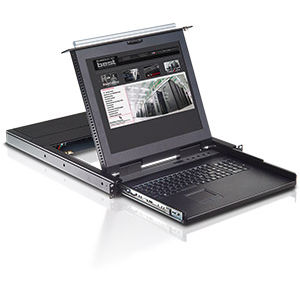 Commutateur KVM avec écran LCD - OneView - TECNOSTEEL - avec clavier