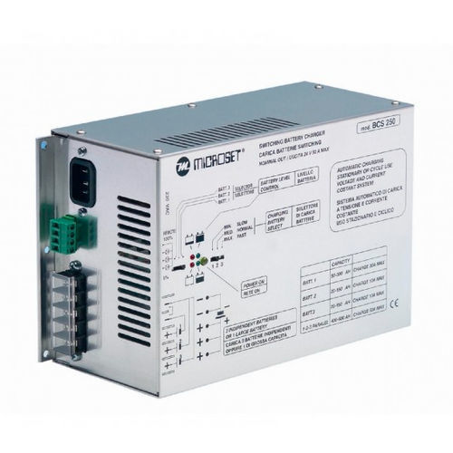 Chargeur de batterie pour véhicule électrique - BCS 130 - Microset - pour camion / pour applications marines / pour applications solaires