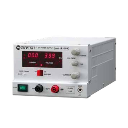 Alimentation électrique de table - LT 200S - Microset - AC/DC / à deux sorties / ajustable