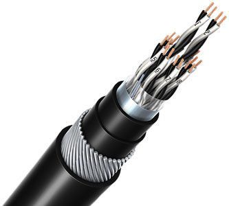 Câble de commande industriel - EN 50288-7 - LEONI - en acier inoxydable / en aluminium / gainé