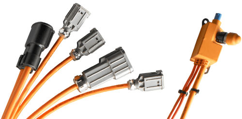 Câble électrique d'alimentation - EDS - LEONI - hybride / isolé / multibrin