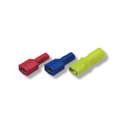 Cosse sans soudure femelle - 300 series - Druseidt - plate / isolée / en laiton