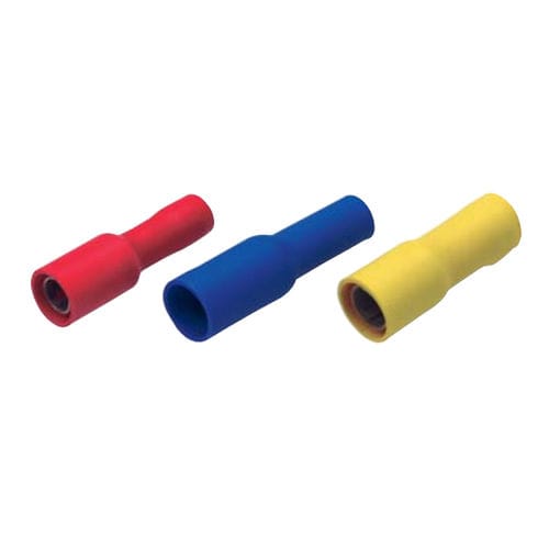 Cosse sans soudure femelle - 0113 series - Druseidt - à fiche cylindrique / tubulaire / isolation PVC