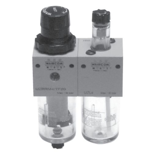 Filtre régulateur lubrificateur à air - UZ series - Waircom - à air comprimé