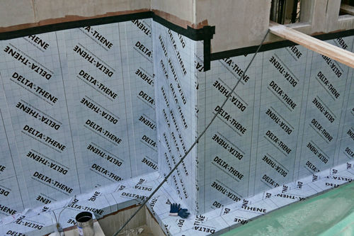 Membrane d'imperméabilisation - DELTA®-THENE - DORKEN MKS - de surface / pour bâtiment / surfacé pour toiture-terrasse