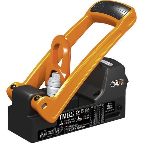 Aimant de levage permanent à commutation manuelle - TML 250  - ALFRA GmbH - pour tôle / pour poutrelle / manutention
