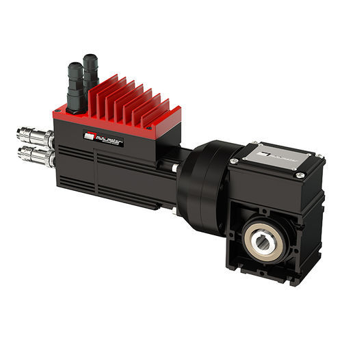 Servo-moto-réducteur brushless DC - PCDBS series - Mini Motor SPA - à vis sans fin / orthogonal / à arbre creux