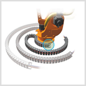 Chaîne porte-câbles pour mouvement 3 axes - RV028CR - CPS - Cable Protection Systems