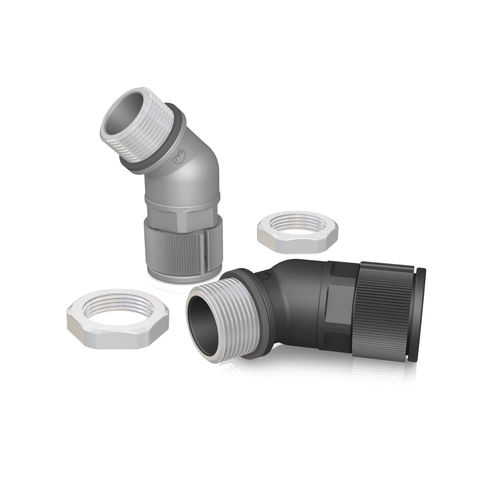 Presse-étoupe en acier - SAC - CPS - Cable Protection Systems - coudé