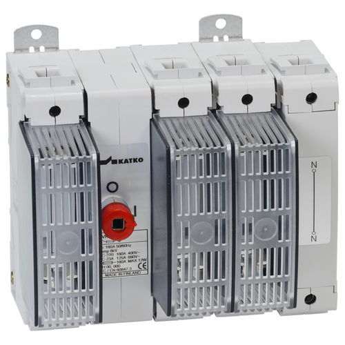 Interrupteur-sectionneur rotatif - KVKE 380NT L220AD12TLK12 SS - KATKO - basse tension / à fusible / modulaire