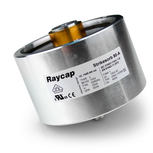 Parafoudre de type 2 - Strikesorb 80 - Raycap - classe I / de télécommunication / pour alimentation électrique