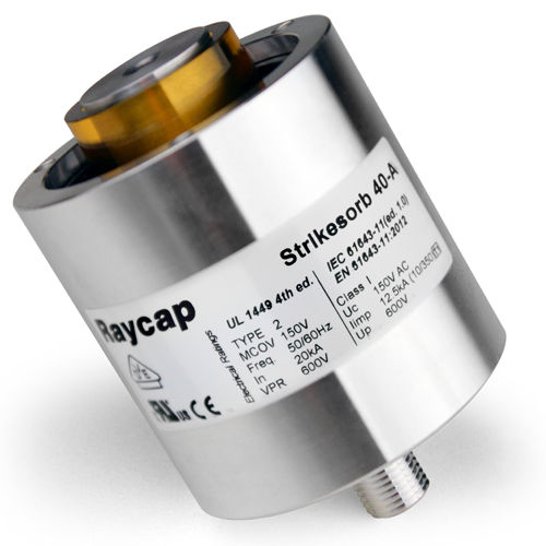 Parafoudre de type 2 - Strikesorb 40 - Raycap - classe I / de télécommunication / pour alimentation électrique