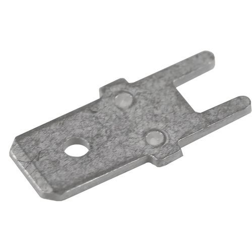 Cosse à souder plate - 12523 - Elpress - sans enveloppe isolante / en laiton / en étain