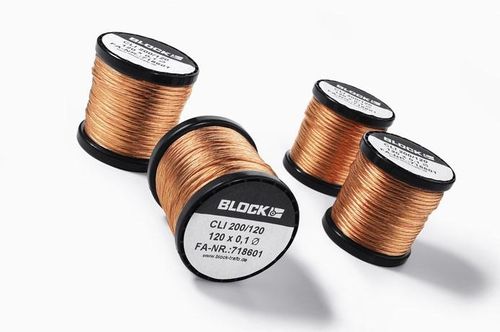 Fil électrique en cuivre - CLI series - Block Transformatoren-Elektronik - en polyuréthane / monobrin