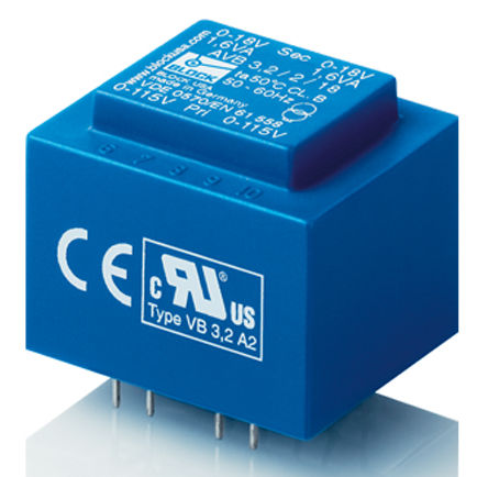 Transformateur de puissance - AVB series  - Block Transformatoren-Elektronik - encapsulé / monophasé / pour circuit imprimé